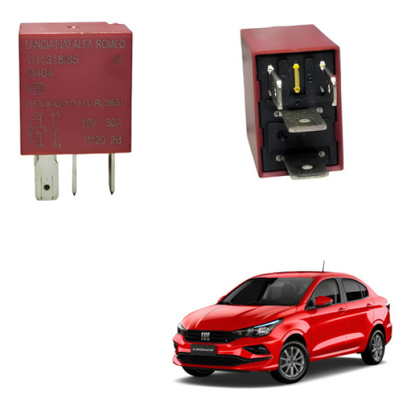 Rele Auxiliar Argo Cronos Mobi Jeep Renegade 1/11318/85