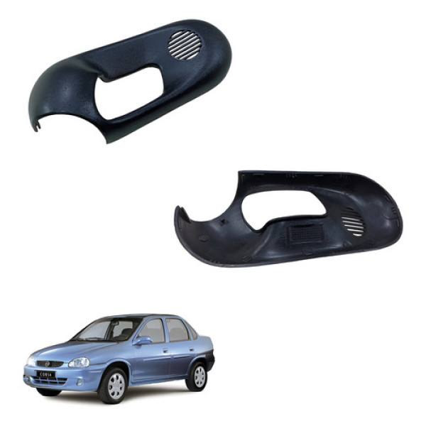 Moldura Maçaneta Interna Esquerda Gm Corsa 1997/2009 Dianteira