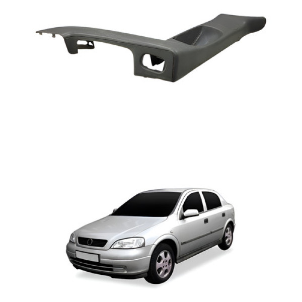 Moldura Puchador Alça  Porta Botao Vidro Eletrico Astra 99 Cinza