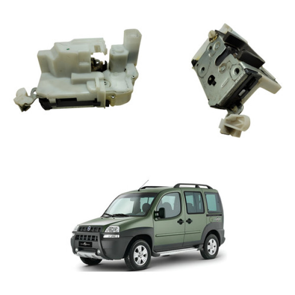 Fechadura Porta Correr Dir C/trava Elétrica Fiat 46837871