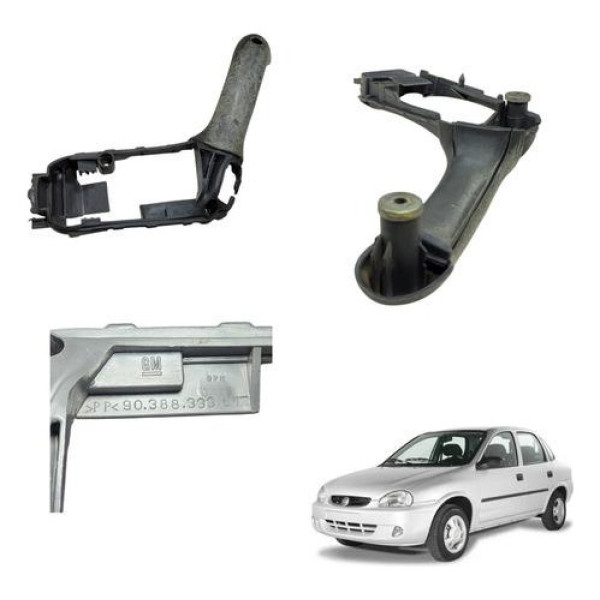 Puxador Interno Porta Dianteira Esquerda Classic 1994 A 2014
