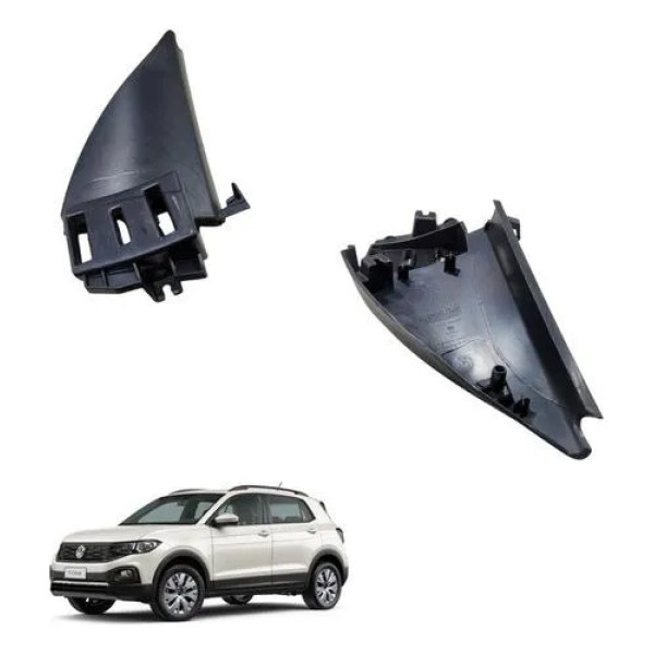 Acabamento Interno Retrovisor Tcross 2020 2021 2022 Direito Preto