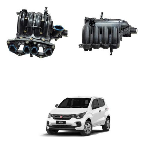 Coletor Admissão Fiat Mobi 1.0 4cc 2017 A 2019 Tbi 3 Furos
