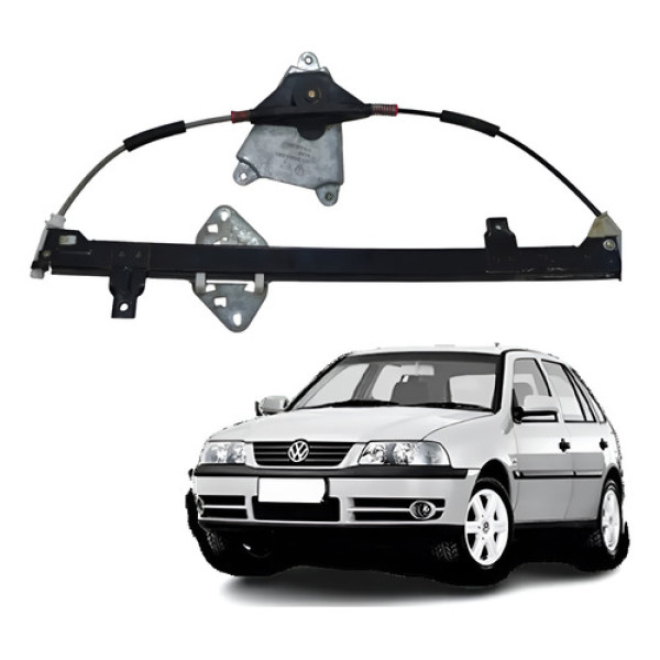 Máquina De Vidro Porta Traseira Dir Gol Parati G2 G3 G4 Man