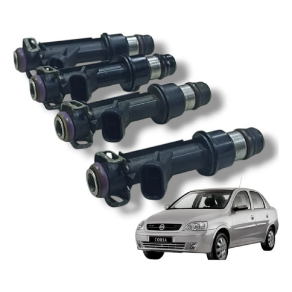 Kit 4 Bico Injetor Gm Corsa Celta 1.0 8v Gasolina