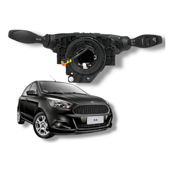 Cinta Airbag Hard Disk Chave Seta Ford Ka 2017 A 2020 Preto