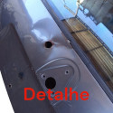 Tampa Traseira Corsa Wind  1995 1996 A 2004 Com Detalhe Prata