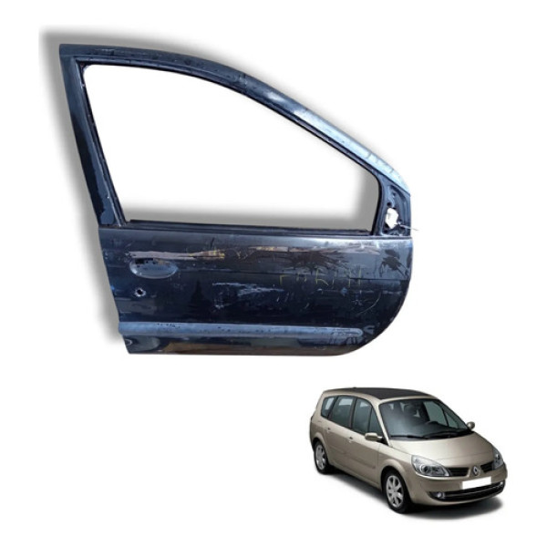 Porta Dianteira Direita Scenic 1999 2000 A 2011 Dianteira Direita