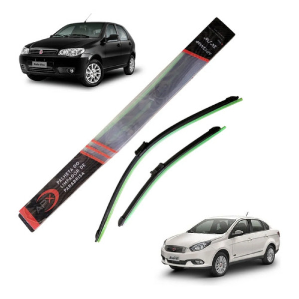 Par Palheta Limpador Dianteiro Grand Siena Palio 2012 A 2018