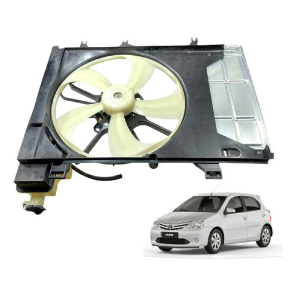 Defletor Eletro Ventilador Toyota Etios 2012 A 2016 