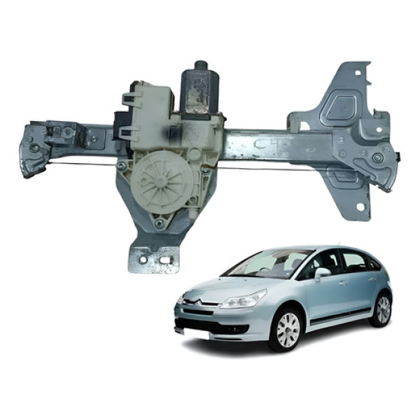 Máquina De Vidro Porta Traseira Esquerda C4 Pallas 08 A 2013
