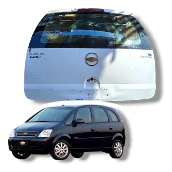 Tampa Traseira Meriva  2003 A 2012 Com Detalhe