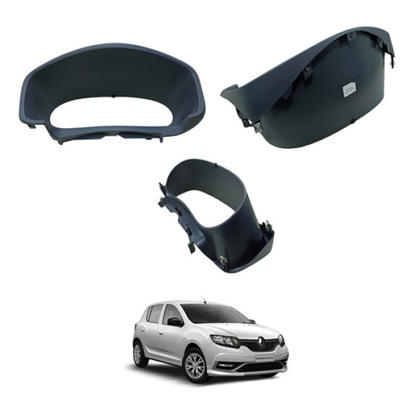 Moldura Painel De Instrumentos Logan Sandero 2015 2018