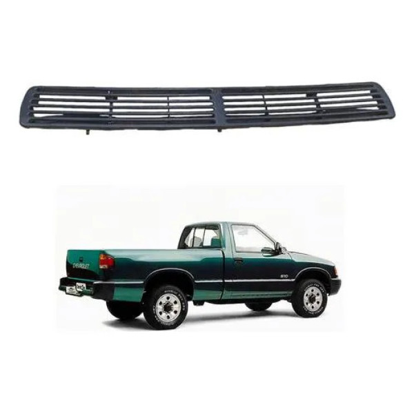 Grade Moldura Acabamento Do Painel Gm S10 95 A 2000 15683407 Preto