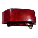 Lente Refletor Parachoque Traseiro Direito Meriva 03 A 2012 Vermelho