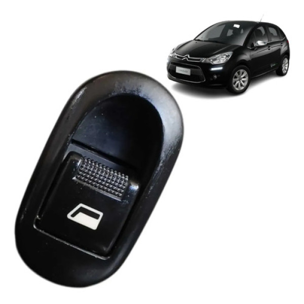 Botão Vidro Elétrico Dianteiro Citroen C3 2003 2004 A 2012