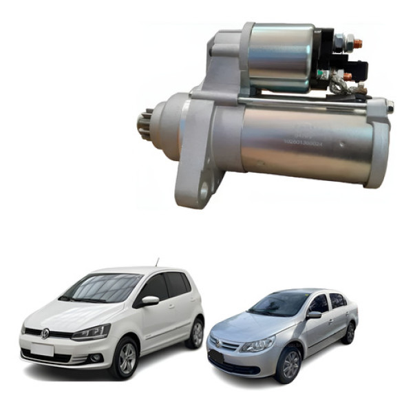 Motor De Partida Gol G5 Fox Polo 1.0 1.6 11 Dentes 2008 2016