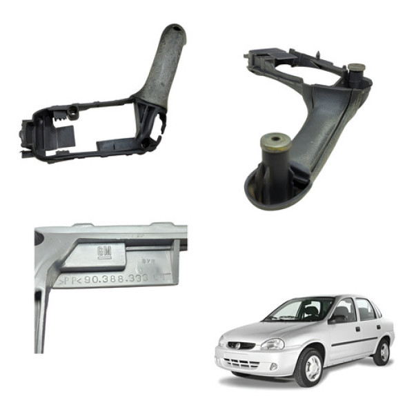 Puxador Interno Porta Dianteira Esquerda Classic 1994 A 2014