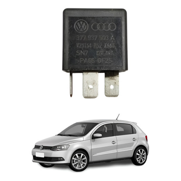 Rele Auxiliar 40a Vw Gol / Fox - Original - 377937503a