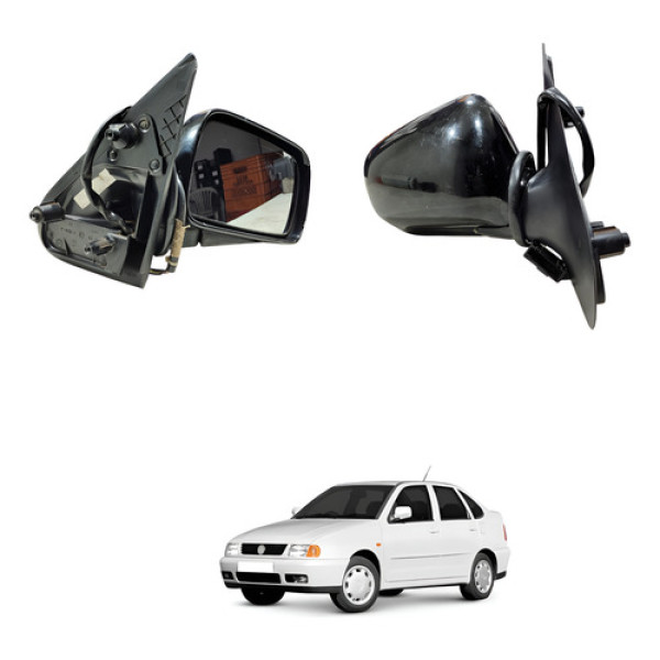 Retrovisor Polo Classic Direito 1997/ 2001 Elétrico