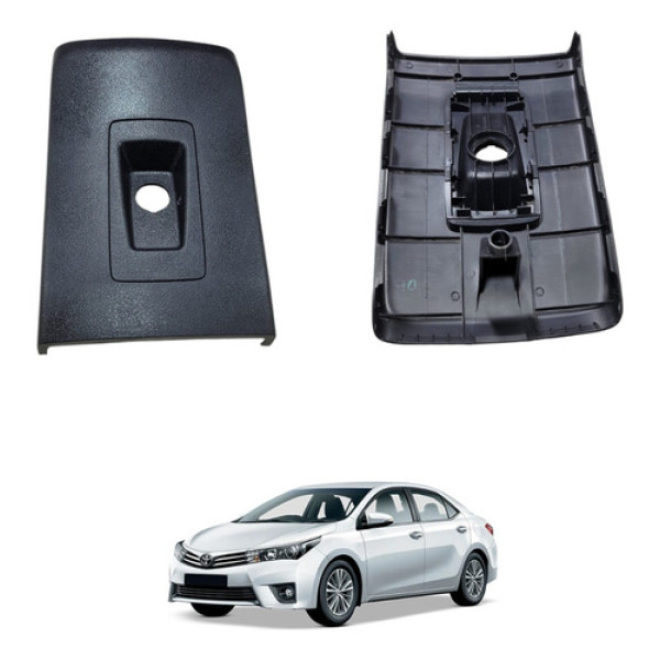 Moldura Console Central Tomada 12v Toyota Corolla 2015