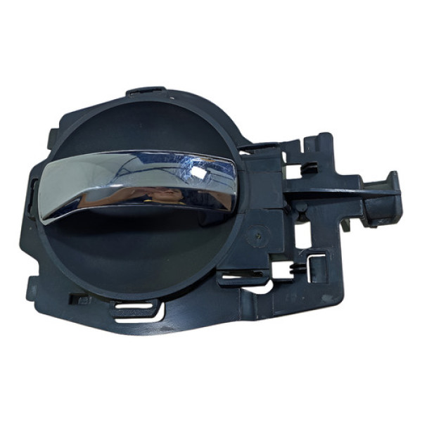 Maçaneta Interna Porta Traseira Esquerda C3 2005 2006 A 2010 Cinza Dianteira