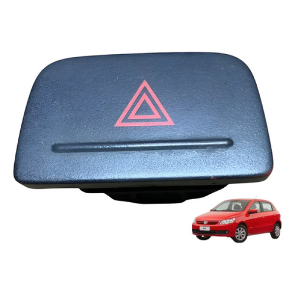 Botão Pisca Alerta Gol Voyage Saveiro G5 2008/2012 Original Preto