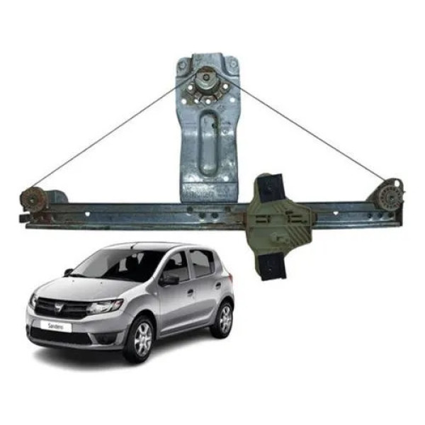 Máquina Vidro Porta Traseira Dir Sandero 15/ Logan 14/24 Man