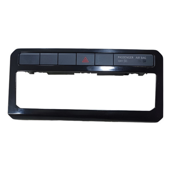 Moldura Botão Alerta Pisca Vw Tcross 2018 A 2020 Preto