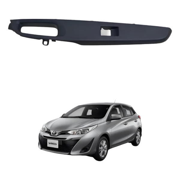 Moldura Botao Vidro Traseiro Esquerdo Yaris 2019 20 Original
