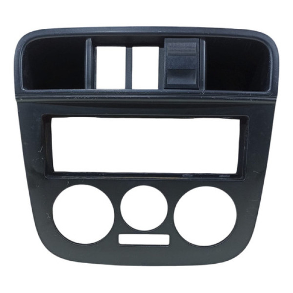 Volkswagen Moldura De Painel 1 Din Gol G4 2006 A 2013 Preto