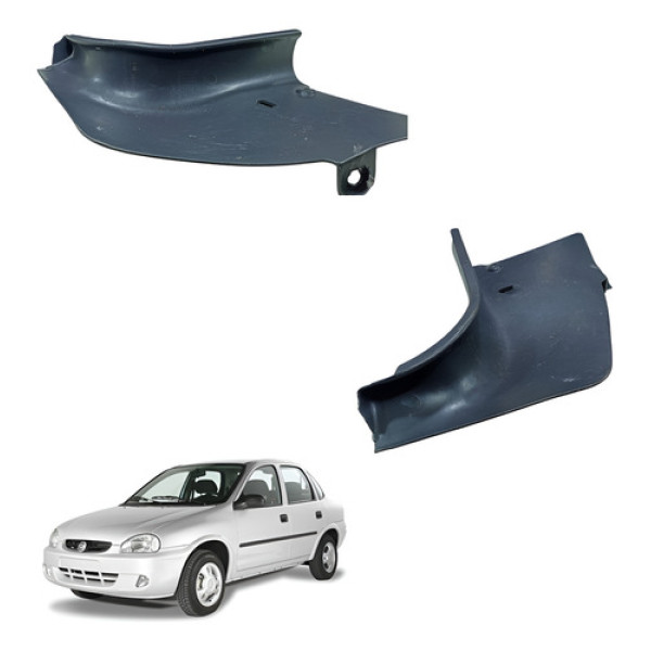 Moldura Cobertura Interna Dir Corsa Classic 2003 2004 2005 Preto