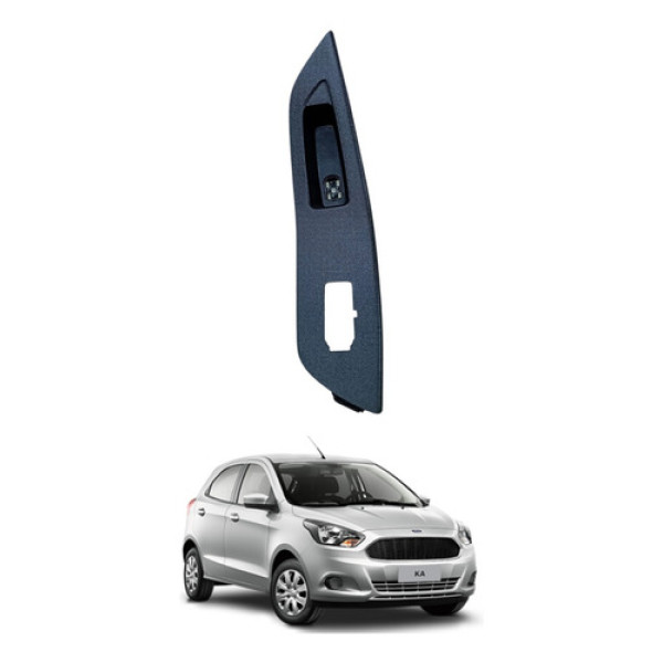 Acabamento Comando Vidro Dianteiro Carona Ford Ka 2015 2016