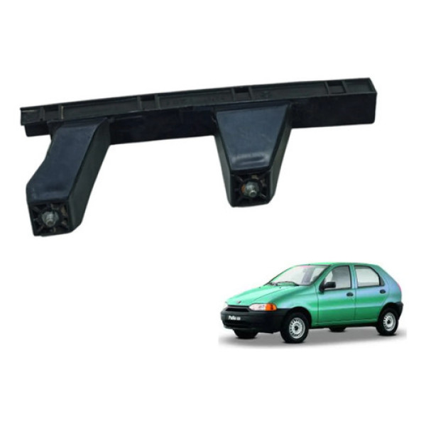 Suporte Vidro Porta Dianteiro Direito Palio 1996 A 2012 Preto