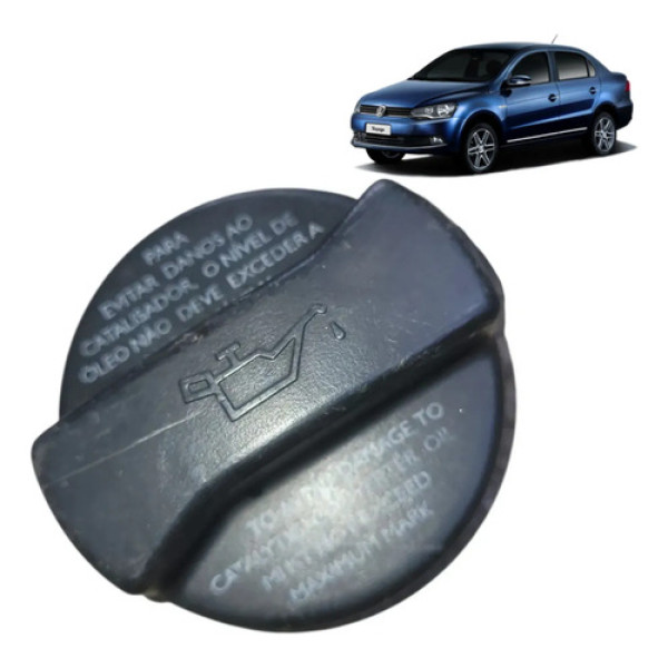 Tampa Óleo Motor Gol Fox Saveiro Polo Voyage 1988 2015 Preto