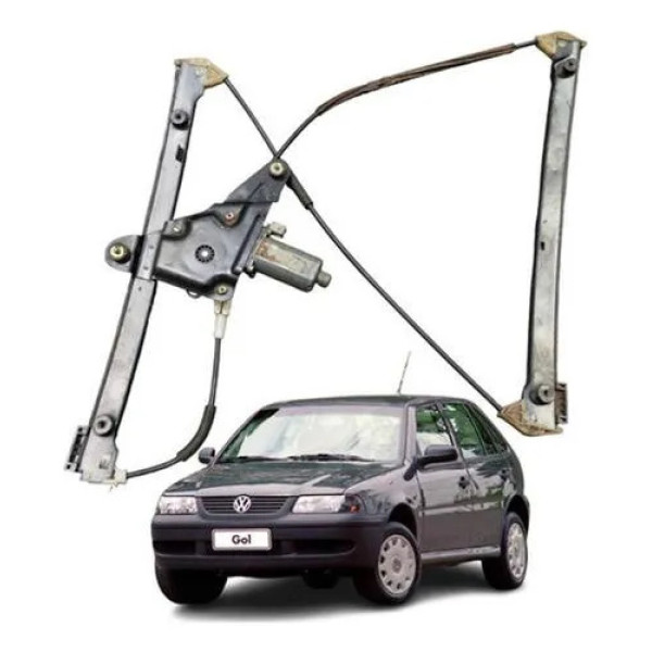 Máquina De Vidro Porta D.d Gol Parati Saveiro Bola G3 G4 Elé