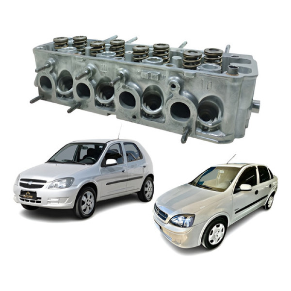 Cabeçote Celta Corsa 1.0 8v 2005 A 2008 Flex