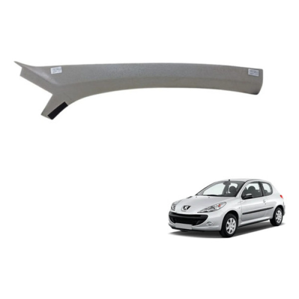 Moldura Acabamento Coluna Direita Peugeot 206 2001 2010