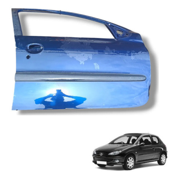 Porta Dianteira Direita Peugeot 206 207 2p 99 A 2010 Dianteira Direita