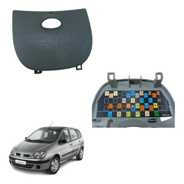 Tampa Caixa Rele Fusível Interna Scenic 1998/2010 Original