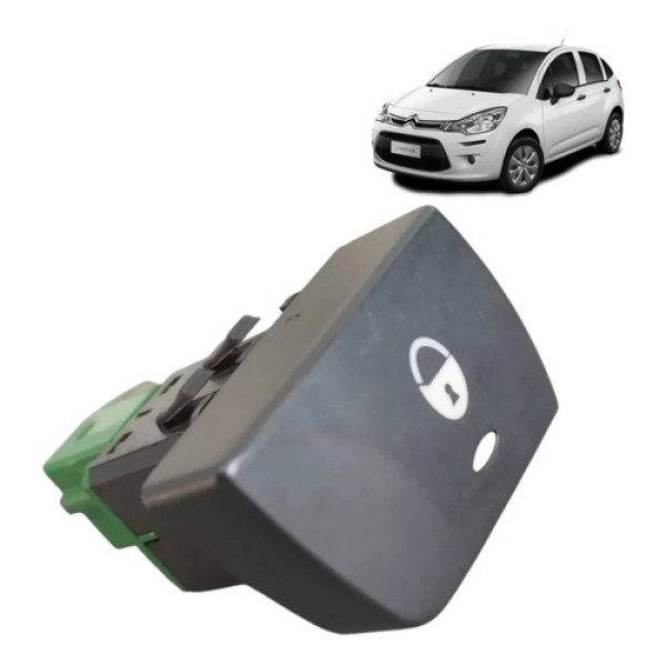 Botão Trava Porta Citroen C3 Aircross 2011 Á 2016.
