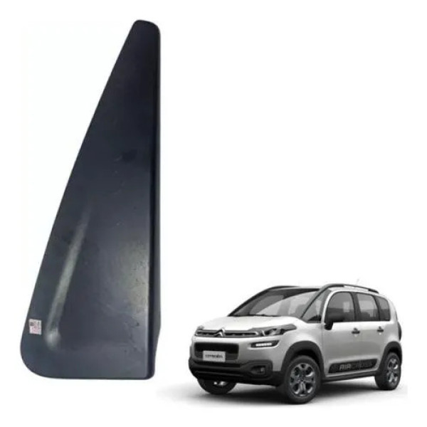 Acabamento Externo Porta Dianteira Esquerda C3 Aircross 2015 Preto