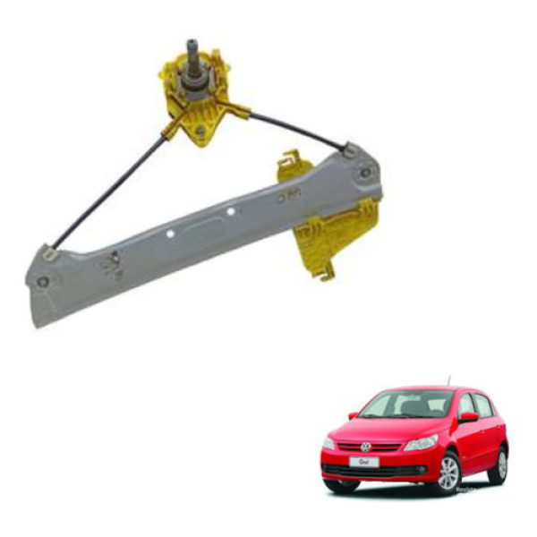 Máquina De Vidro Porta Tras Esque Gol Voyage G5 G6 G7 G8 Man