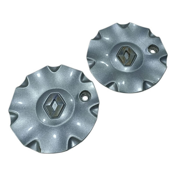 Par Calota Miolo Roda Renault Scenic 2000 A 2010 - Cinza