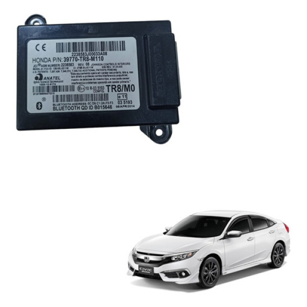 Módulo Central Bluetooth Honda Civic 12/16 39770 Tr8 M110