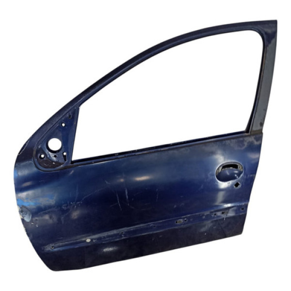 Porta Dianteira Esquerda Peugeot 206 207 Hoggar  Dianteira Esquerda Azul
