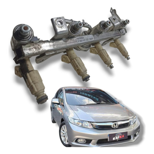 Flauta Bico Injetor Honda Civic 2.0 2014 A 2016  F000kv1337