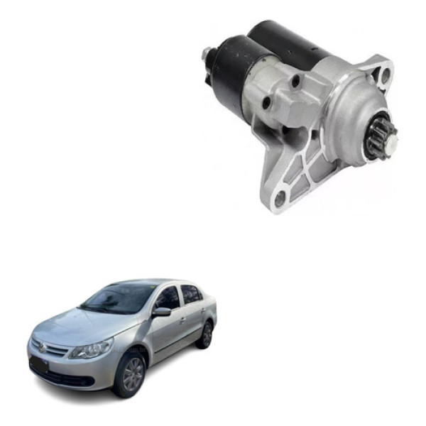 Motor Partida Gol G5 Saveiro Fox Polo Tsc10r7  Mq 10 Dentes