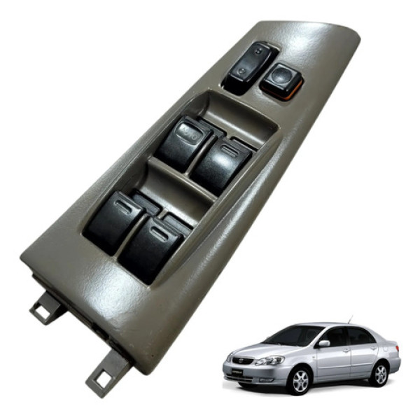 Comando Vidro Eletrico Toyota Corolla Fielder 03/08 Esq